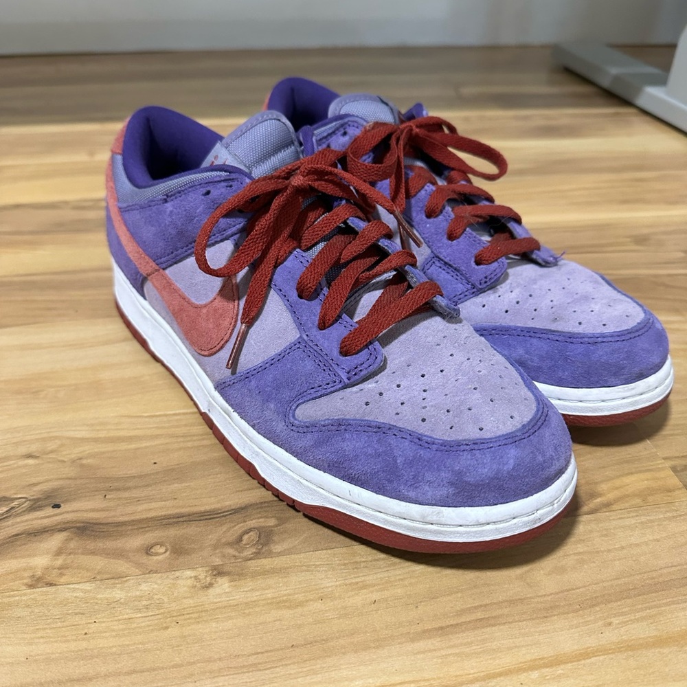 Purple Nike Dunk Sneakers